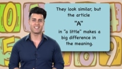 Everyday Grammar: Little vs. A Little, Few vs. A Few