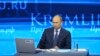 Russian President Vladimir Putin takes part in a live broadcast nationwide phone-in in Moscow, April 25, 2013. 