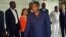Congo incumbent President Denis Sassou N'Guesso casts his ballot, at a polling station, in Brazzaville, Congo, March 20, 2016.