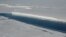 This photo shows the ice front of Venable Ice Shelf, West Antarctica, in October 2008. (NASA/JPL-Caltech/UC Irvine) 