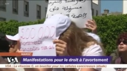Manifestation pour le droit à l'avortement