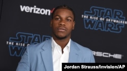 John Boyega, pemeran Finn dalam "Star Wars: The Force Awakens" (Foto: dok).