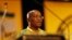 FILE - South African President Jacob Zuma addresses delegates at the delayed start of the African National Congress elective conference in Johannesburg, Dec. 16, 2017. 