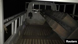 រថ​យន្ត​ដែល​ដឹក​ពេញ​ទៅ​ដោយ​រ៉ុកកែត​ Katyusha ត្រូវ​បាន​គេ​ឃើញ​នៅ​ក្រុង Rashidiya បន្ទាប់​ពី​មាន​គ្រាប់​រ៉ុកកែត​១០​គ្រាប់​ត្រូវ​បាន​បាញ់​លើ​ជំរំ​យោធា Taji ដែល​មាន​ទ័ព​អាមេរិក នៅ​ភាគ​ខាង​ជើង​នៃ​ទីក្រុង​បាកដាដ កាល​ពី​ថ្ងៃ​ទី​១២ មីនា ២០២០។