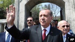 Le président turc, Recep Tayyip Erdogan à Istanbul, le 17 avril 2017