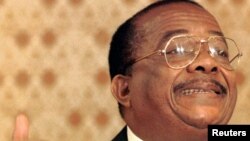 Gabriel Kyungu Wa-Kumwanza, président de l'assemblée provinciale du Katanga et président du parti Unafec (Union nationale des fédéralistes du Congo).