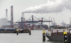 네덜란드 로테르담항 컨테이너 부두. (자료사진)