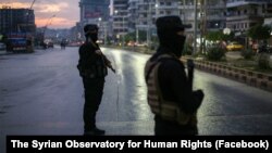 دو جنگجوی ادارهٔ موقت سوریه