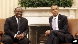Le chef de l'Etat gabonais, Ali Bongo et le président américain Barack Obama (ARCHIVES)