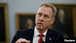 Le secrétaire américain à la Défense par intérim, Patrick Shanahan, à Capitol Hill à Washington.