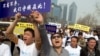 Chinese Families of Missing MH370 Passengers Protest