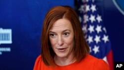 젠 사키 미국 백악관 대변인.