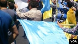 Güneylilər uyğur türkləri üçün ayağa qalxdı