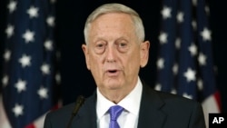 제임스 매티스 미국 국방장관.