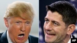 Donald Trump et Paul Ryan.(AP Photo/Kiichiro Sato, File)