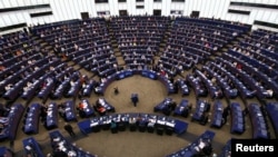 프랑스 스트라스부르에 있는 유럽의회에서 본회의를 진행하고 있다. (자료사진)