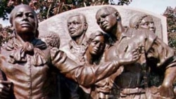 A statue in the city of Boston, Massachusetts, called "Step on Board" celebrates American abolitionist Harriet Tubman