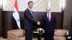 Assad va Putin Sochida uchrashmoqda, 20-noyabr, 2017-yil