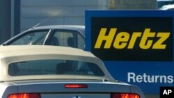FILE - Hertz rental car company was undone by the coronavirus pandemic, which has crushed the travel industry.
