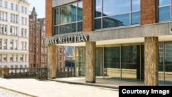 The Hamburg, Germany, branch of Iran’s largest commercial lender Bank Melli is seen here in this photo posted online by Iran’s Financial Tribune newspaper in 2017. (Courtesy photo)