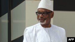 L'ancien président Ibrahim Boubacar Keita à Nouakchott, le 30 juin 2020.