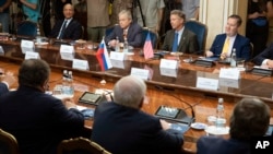 Američki senatori na sastanku sa ruskim kolegama u Moskvi, 6. avgust 2018.