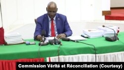 Pierre Claver Ndayicariye atwara umurwi w'igihugu ujejewe kumenya ukuri no kunywanisha abarundi, CVR