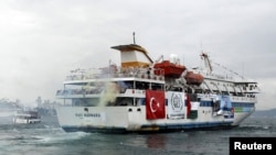 2010-yil may oyida G'azo Sektori yaqinida Isroil hujumiga uchragan "Moviy Marmara" turk kemasi