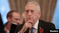 Menhan AS Jim Mattis sedang berada di Jakarta (foto: dok). 
