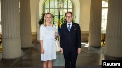 وزیران امور خارجه سوئد و فنلاند طی ملاقاتی در سوئد 