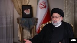 ประธานาธิบดีอิหร่าน เอบราฮิม ไรซี (Photo by Handout / Iranian Presidency / AFP) / RESTRI