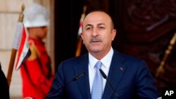 Menteri Luar Negeri Turki Mevlut Cavusoglu, 11 Oktober 2018. (Foto: dok).