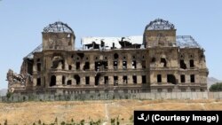 قصر دارالامان در زمان جنگ‌های داخلی افغانستان ویران شد
