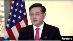 资料照：中国驻美大使秦刚 