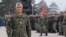FILE - Kosovo's President Hashim Thaci attends a ceremony of security forces, in Pristina, Kosovo, Dec. 13, 2018. 