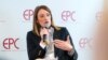 Roberta METSOLA, Ketua Parlemen Uni Eropa menyampaikan pidato di European Policy Center (EPC), 4 Maret 2025. (Facebook/@roberta.metsola)