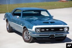 One classic muscle car is this 1968 Chevrolet Camaro made by General Motors. (Photo: Business Wire)