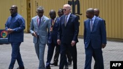 የዩናይትድ ስቴትስ ፕሬዚደንት ጆ ባይደን ከአንጎላ፣ ኮንጎ ዲሞክራቲክ ሪፐብሊክ፣ ዛምቢያ እና ታንዛኒያ መሪዎች ጋራ በመሆን የሎቢቶን ወደብ ጎብኝተዋል።