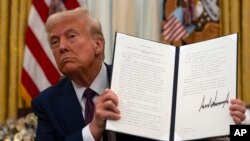 ԱՄՆ նախագահ Դոնալդ Թրամփը ստորագրել է արհեստական բանականությանը վերաբերող գործադիր հրաման։ Սպիտակ, տուն, Վաշինգտոն, հունվարի 23, 2025թ․։