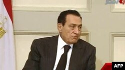 Egipatski predsednik Hosni Mubarak na sastanku u Kairu, 31. januar 2011.