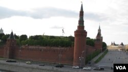 莫斯科红场旁的克里姆林宫。