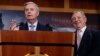 U.S. Sen. Lindsey Graham, R-S.C., flanked by Sen. Dick Durbin, D-Ill., talks about legislation for so-called "dreamer" immigrant children during a news conference at the U.S. Capitol in Washington, July 20, 2017.