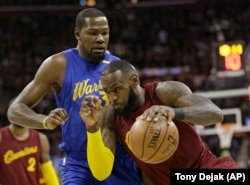 LeBron James and Kevin Durant will face each other in the NBA Finals for the second time.