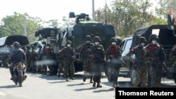 미얀마 군부 쿠데타 이후인 지난 15일 군인들이 수도 네피도 곳곳에 배치됐다.