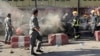 Avgansitanska policija i vatrogasci na mestu eksplozije u Džalalabadu (Foto: Reuters)