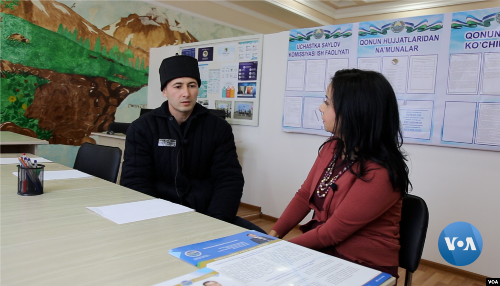 VOA&#39;s Navbahor Imamova interviews inmates at Prison Colony Number 7, Tavaksay, Tashkent, Uzbekistan, Dec 14, 2019