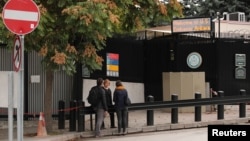 Anqaradagi AQSh elchixonasi, 9-oktabr, 2017-yil.