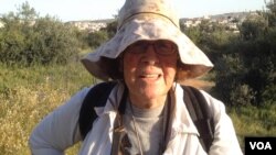 Michal Regev, Gazelle Valley Park, Jerusalem, April 8, 2015. (Michael Lipin / VOA)