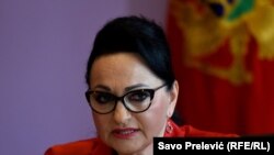 ARHIVA - Vesna Medenica, bivša predsjednica Vrhovnog suda Crne Gore (Foto: RSE/Savo Prelević)