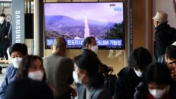 North Korea firing a ballistic